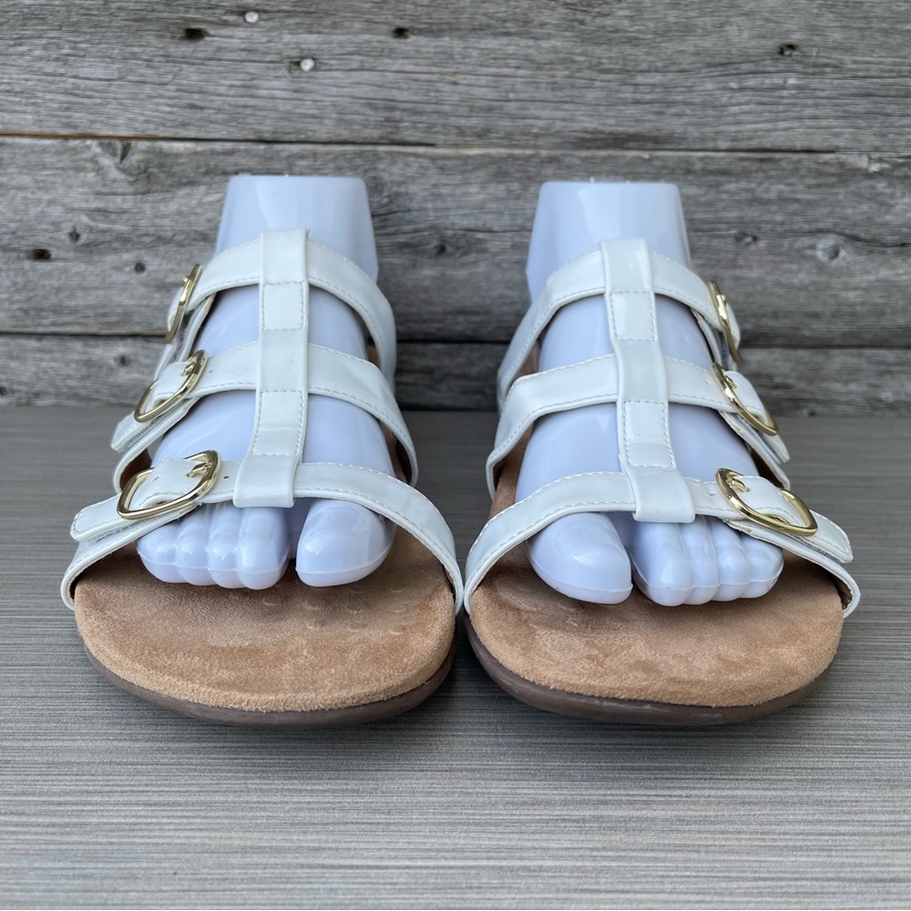 Vionic Misa Slip On Open Toe Sandals Size 8 Wide - image 3